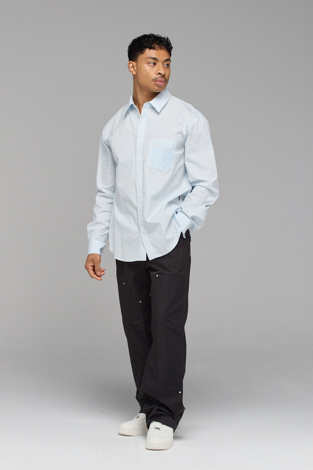 CORE EMBLEM CLASSIC BLUE SHIRT