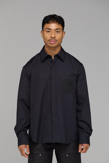 CORE EMBLEM CLASSIC BLACK SHIRT