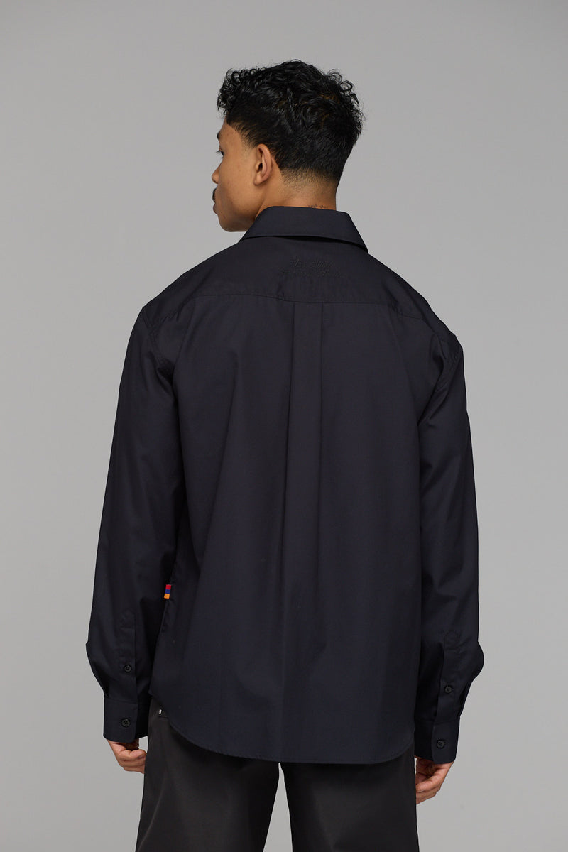 CORE EMBLEM CLASSIC BLACK SHIRT