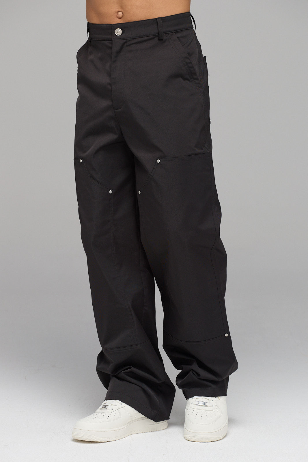 BLACK CARPENTER TROUSERS