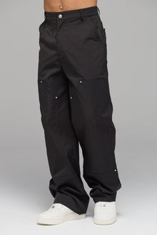 BLACK CARPENTER TROUSERS
