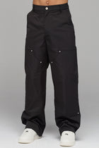 BLACK CARPENTER TROUSERS