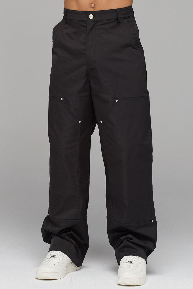 BLACK CARPENTER TROUSERS