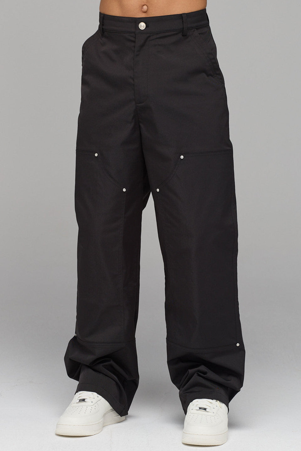 BLACK CARPENTER TROUSERS