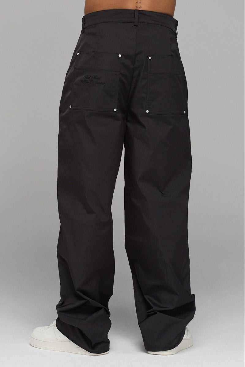 BLACK CARPENTER TROUSERS