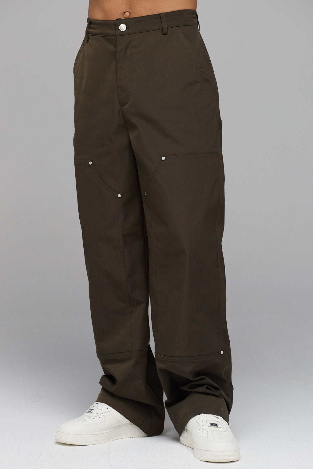 KHAKI CARPENTER TROUSERS