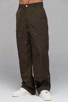 KHAKI CARPENTER TROUSERS