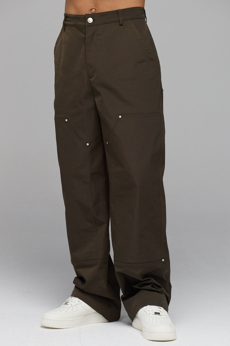 KHAKI CARPENTER TROUSERS
