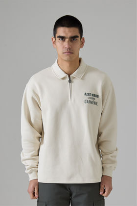 LES GENS STONE/GREEN QUARTER ZIP