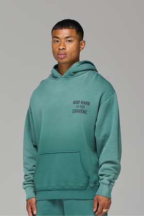 LES GENS WASHED GREEN HOODIE