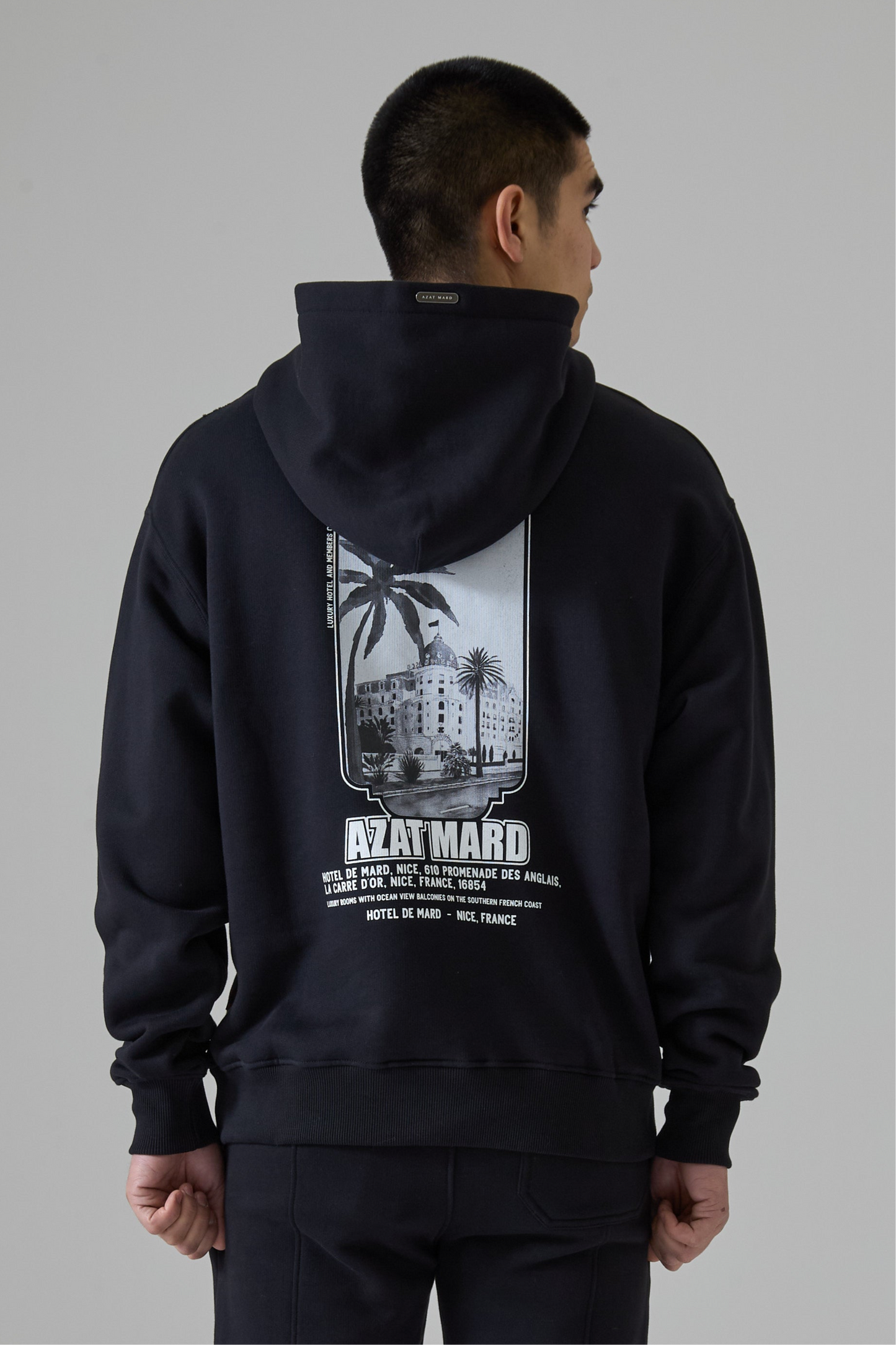 HOTEL DE MARD BLACK HOODIE