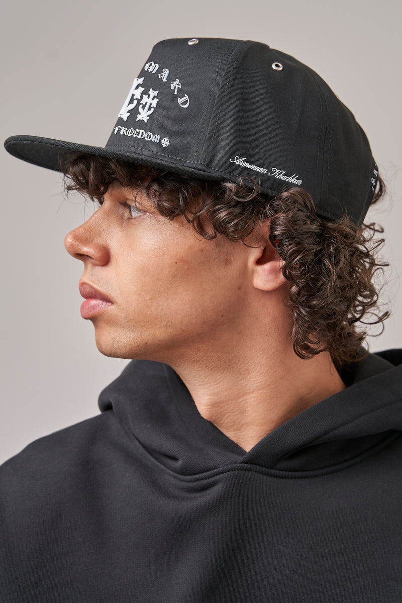 ARMENIAN KHACHKAR BLACK CAP