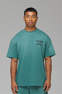 LES GENS WASHED GREEN T-SHIRT