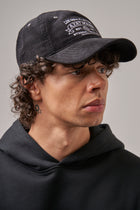 ETERNAL FREEDOM BLACK CORDUROY BASEBALL CAP