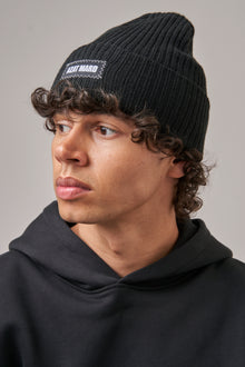 BLACK BEANIE HAT