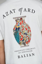 SPECIAL EDITION AZAT MARD X BALIAN VASE T-SHIRT – OFF WHITE