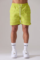 LIME GREEN IMPACT SWIM SHORT