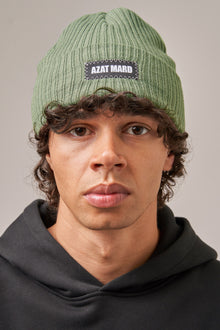 KHAKI BEANIE HAT