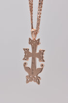 18CT GOLD AZAT MARD KHACHKAR NECKLACE