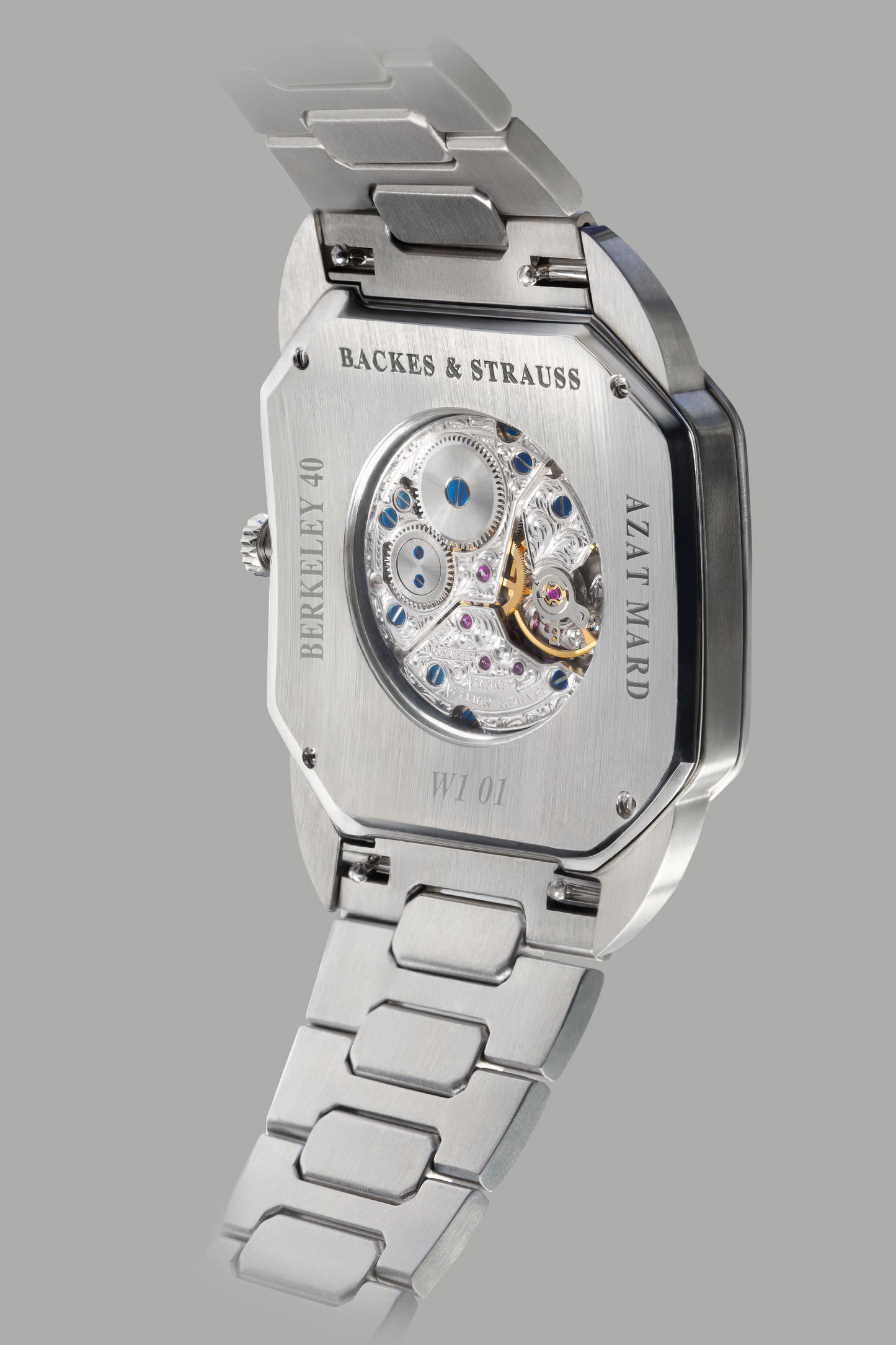 AZAT MARD X BACKES & STRAUSS THE W1 STAINLESS STEEL WATCH