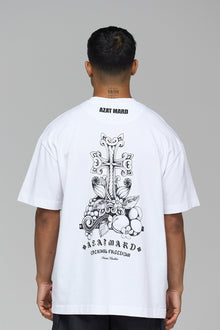 ARMENIAN KHACHKAR WHITE T-SHIRT