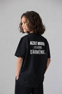 LES GENS BLACK KIDS T-SHIRT