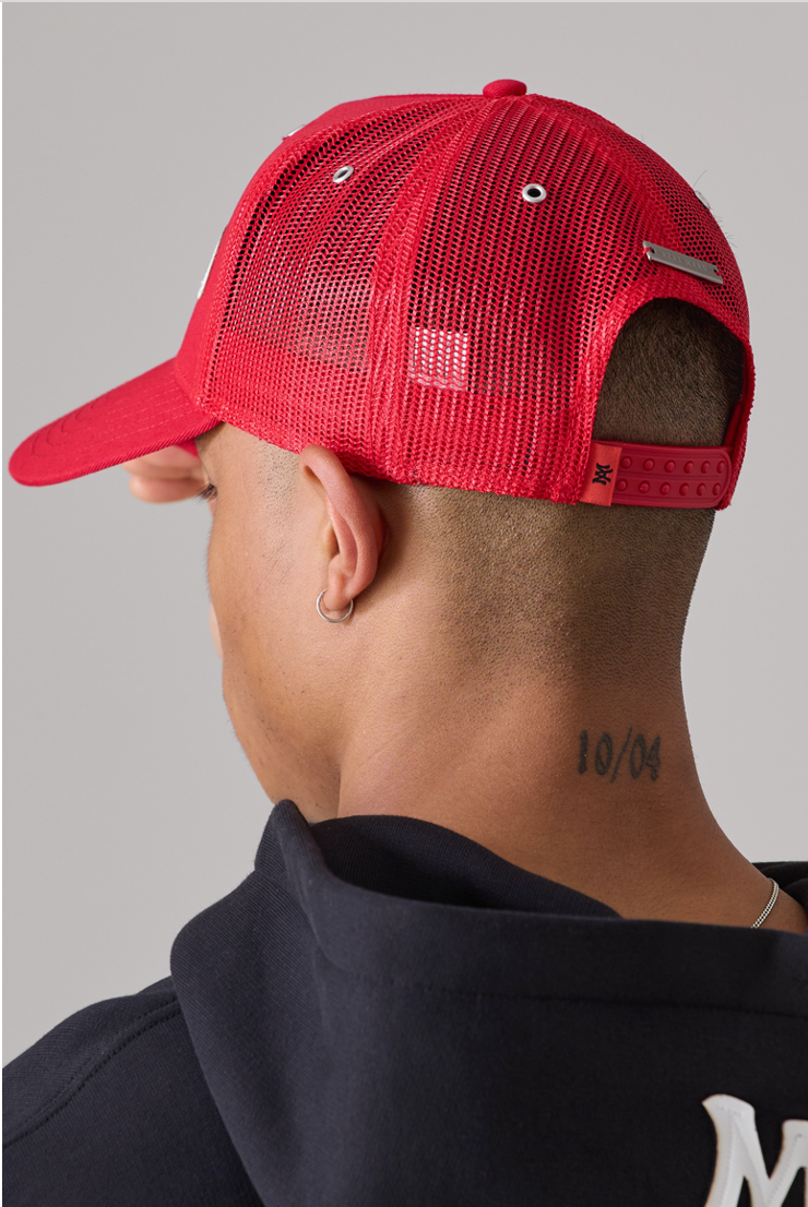 RED/WHITE AZAT MARD TRUCKER CAP
