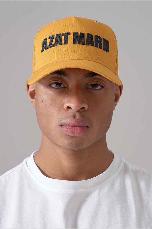 » YELLOW/BLACK IMPACT MESH TRUCKER CAP (100% off)