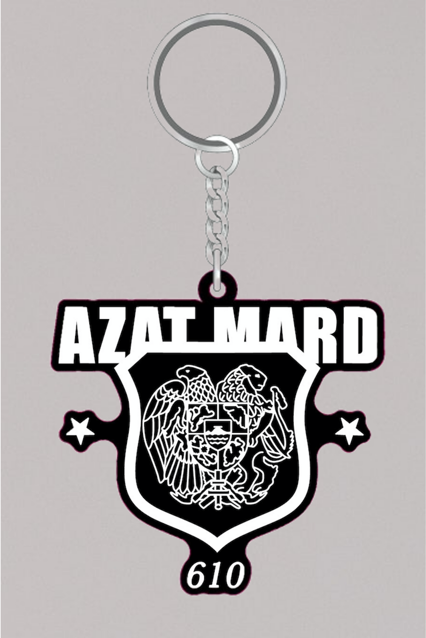 AZAT MARD CREST KEY RING