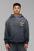 LES GENS WASHED BLACK WITH YELLOW HOODIE