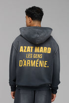 LES GENS WASHED BLACK WITH YELLOW HOODIE
