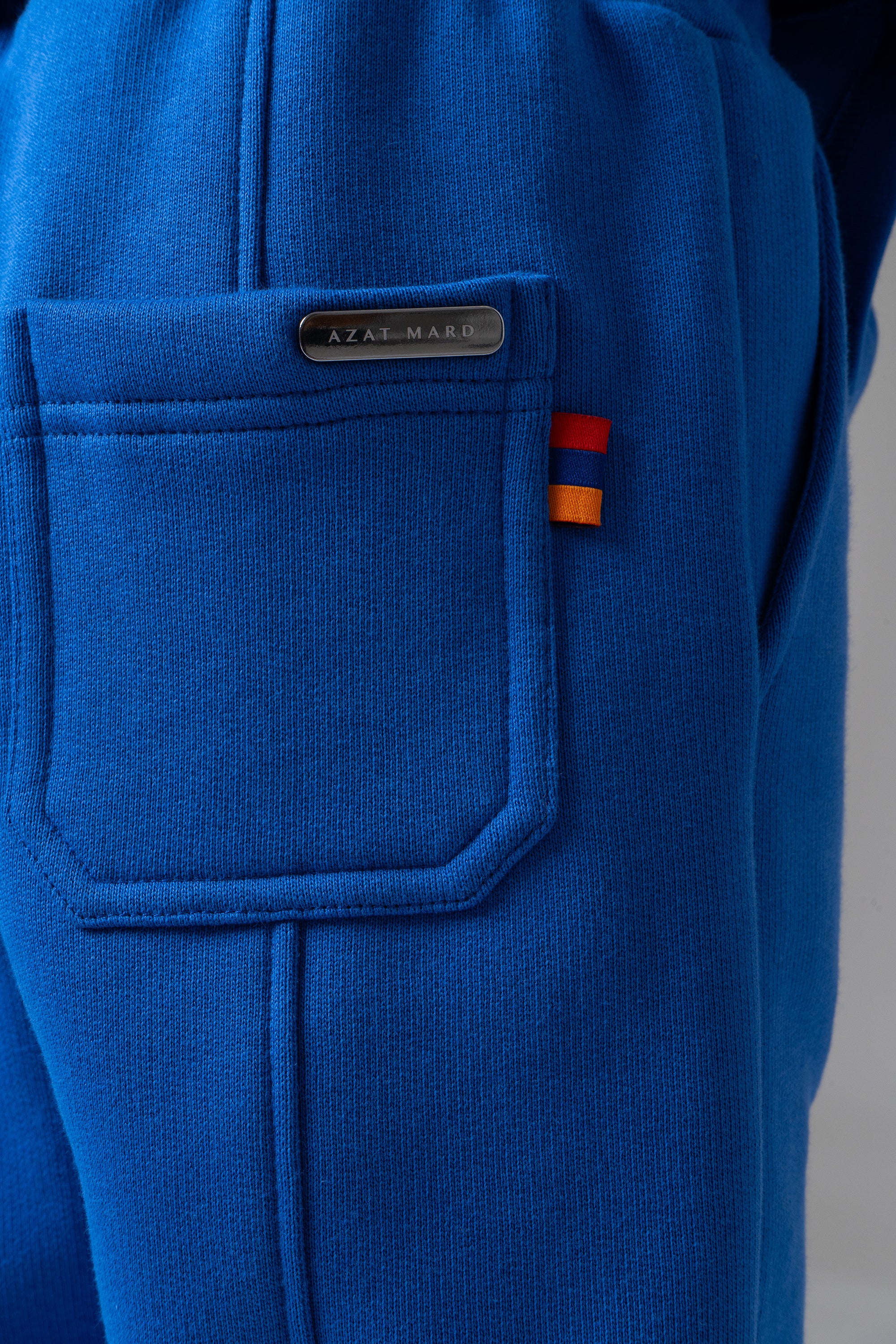 LES GENS COBALT BLUE/WHITE KIDS JOGGERS