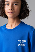 LES GENS COBALT BLUE/WHITE KIDS T-SHIRT