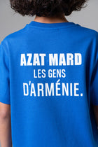 LES GENS COBALT BLUE/WHITE KIDS T-SHIRT
