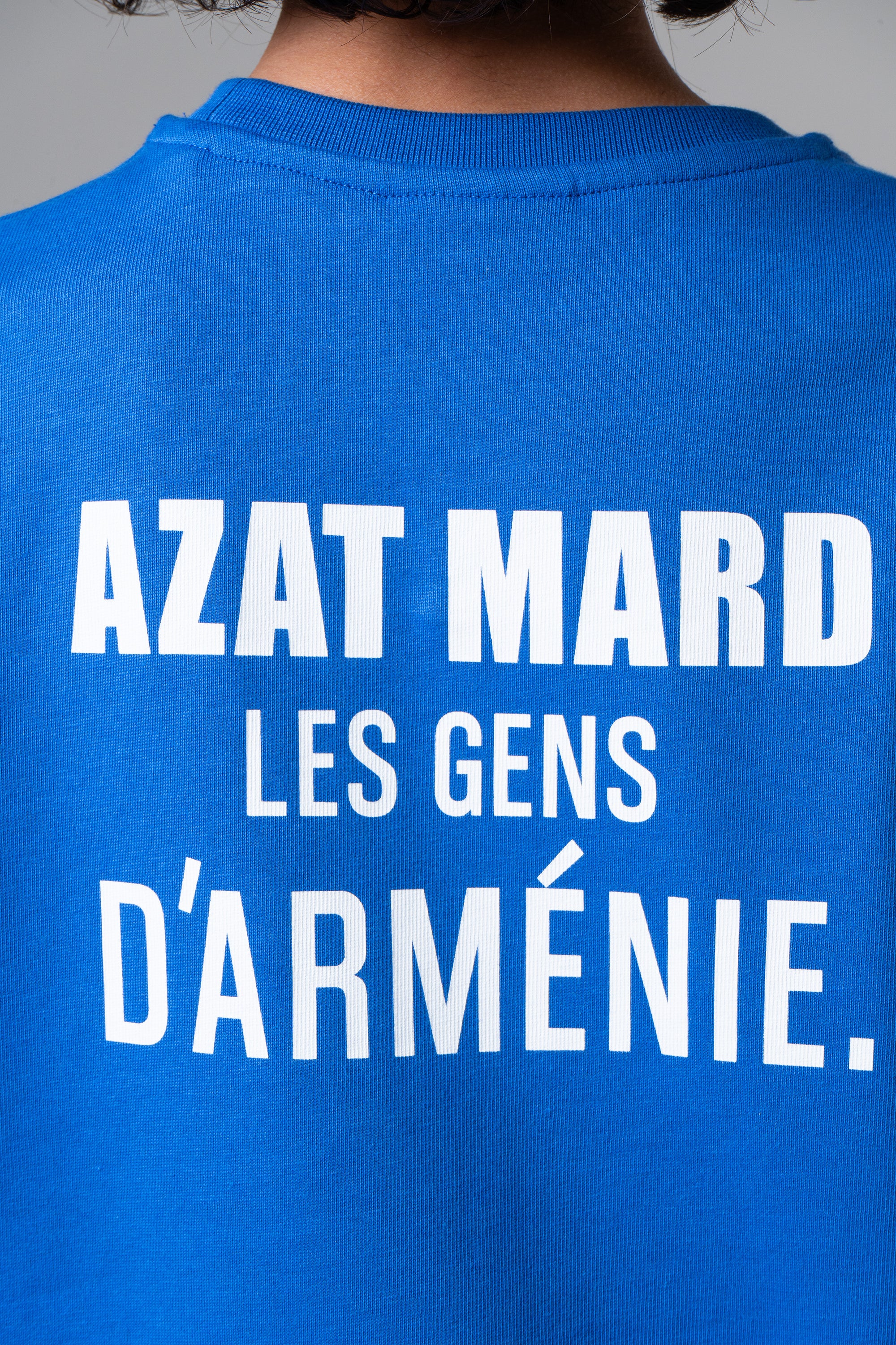 LES GENS COBALT BLUE/WHITE KIDS T-SHIRT