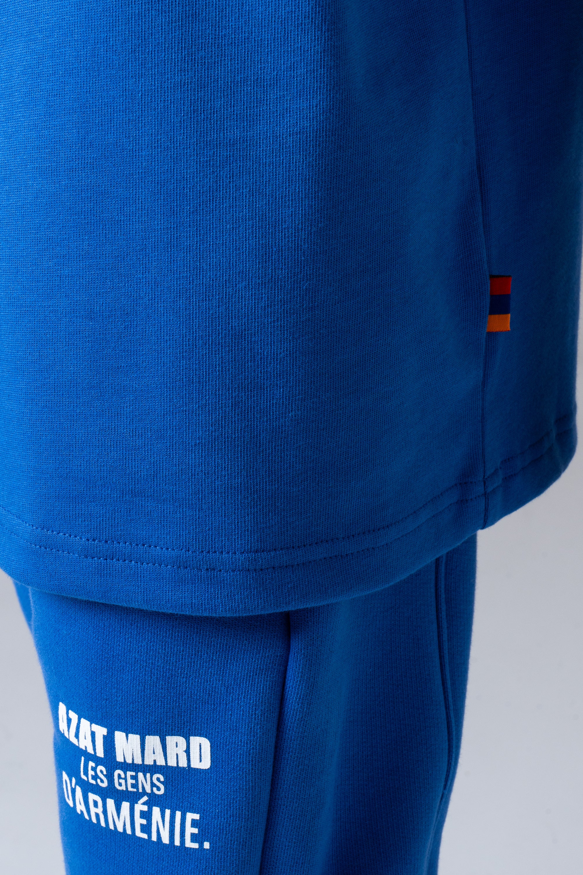 LES GENS COBALT BLUE/WHITE KIDS T-SHIRT