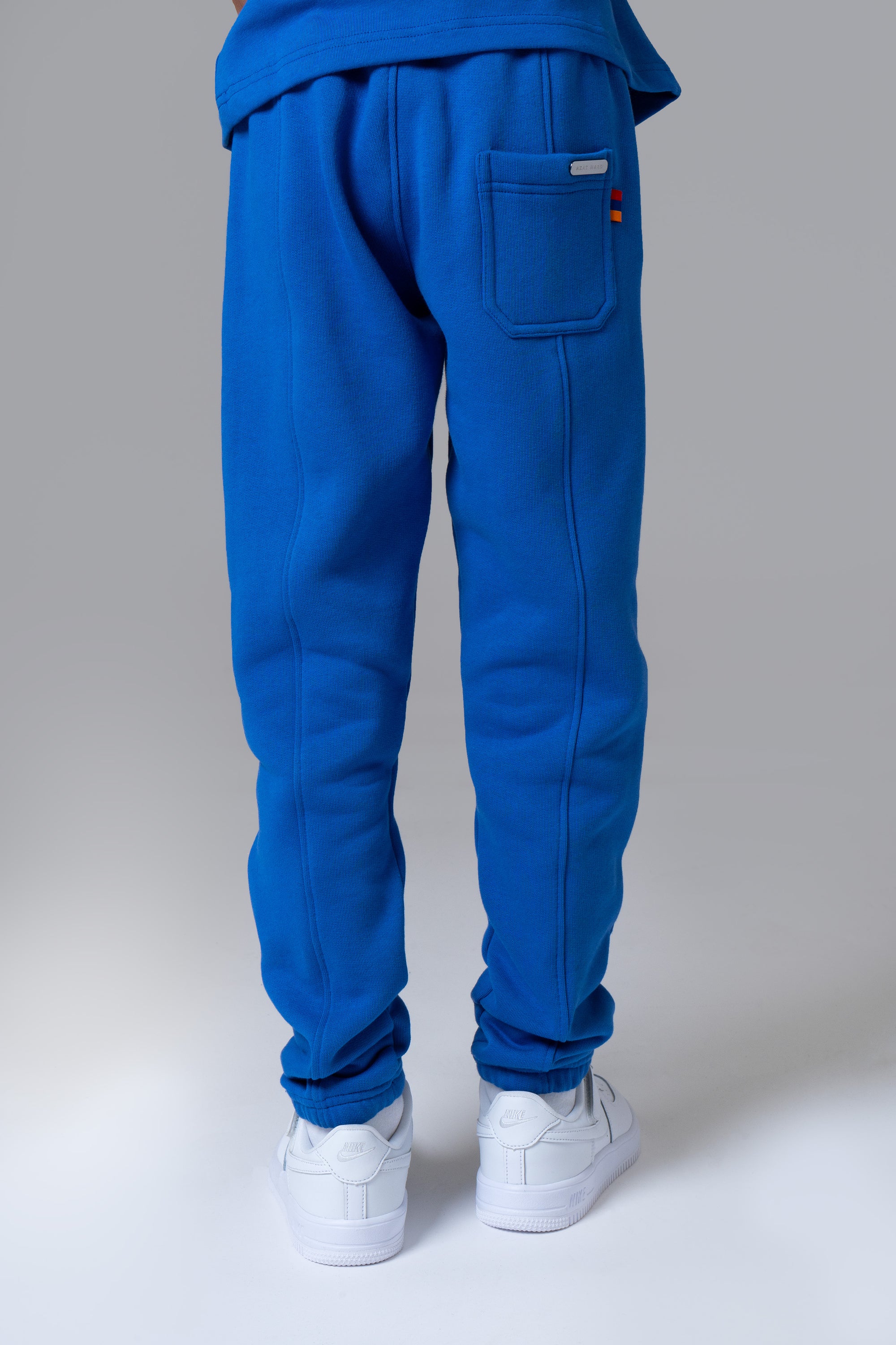 LES GENS COBALT BLUE/WHITE KIDS JOGGERS