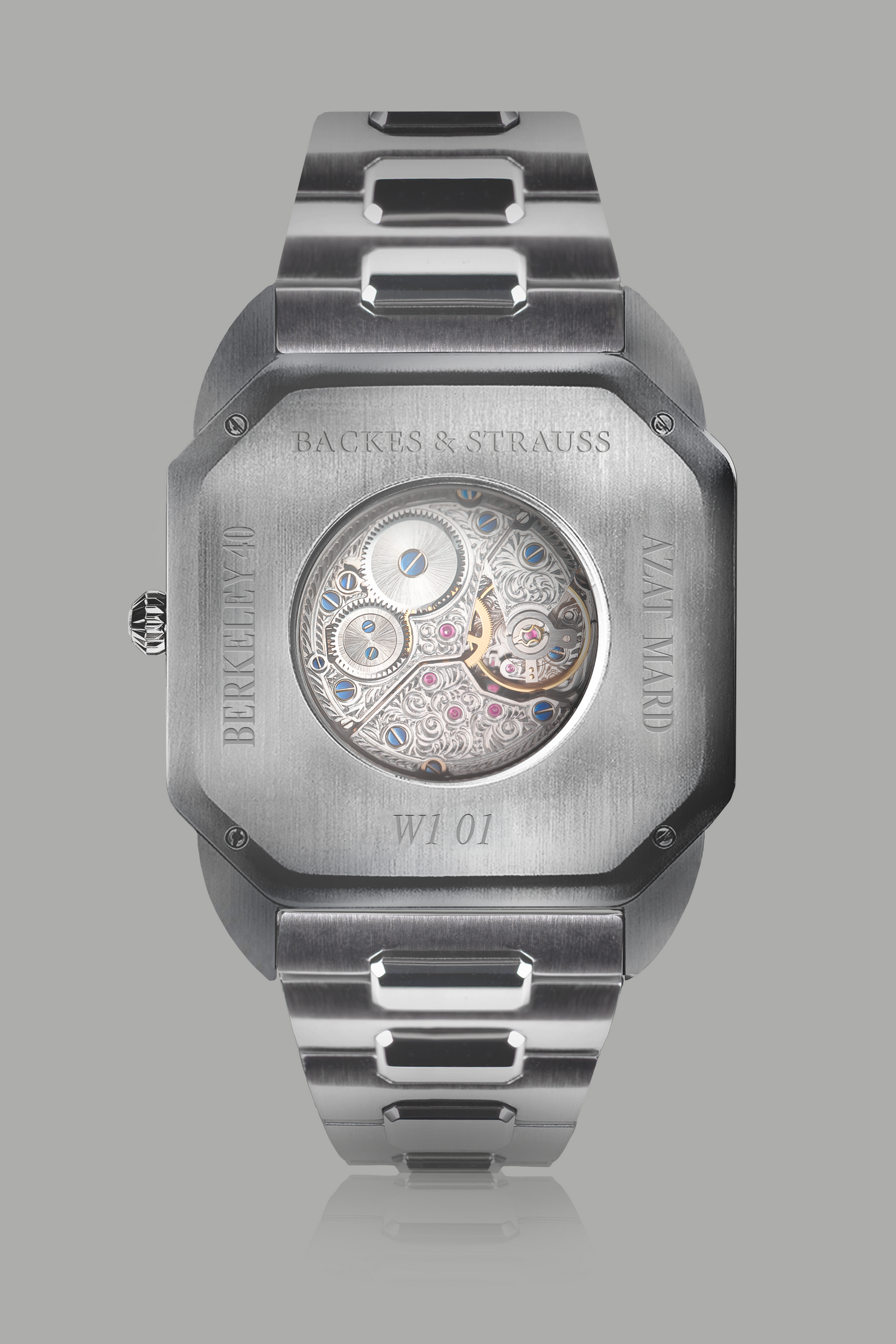 AZAT MARD X BACKES & STRAUSS THE W1 STAINLESS STEEL WATCH