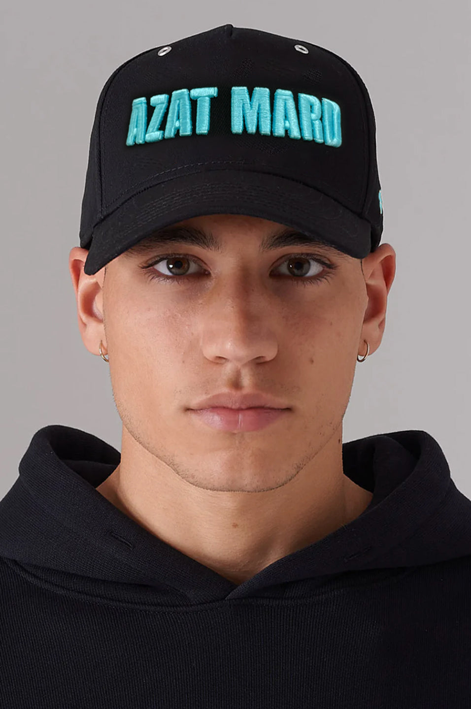 Azat Mard Чёрная С Бирюзовым Impact Кепка