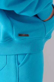 TURQUOISE HOODIE