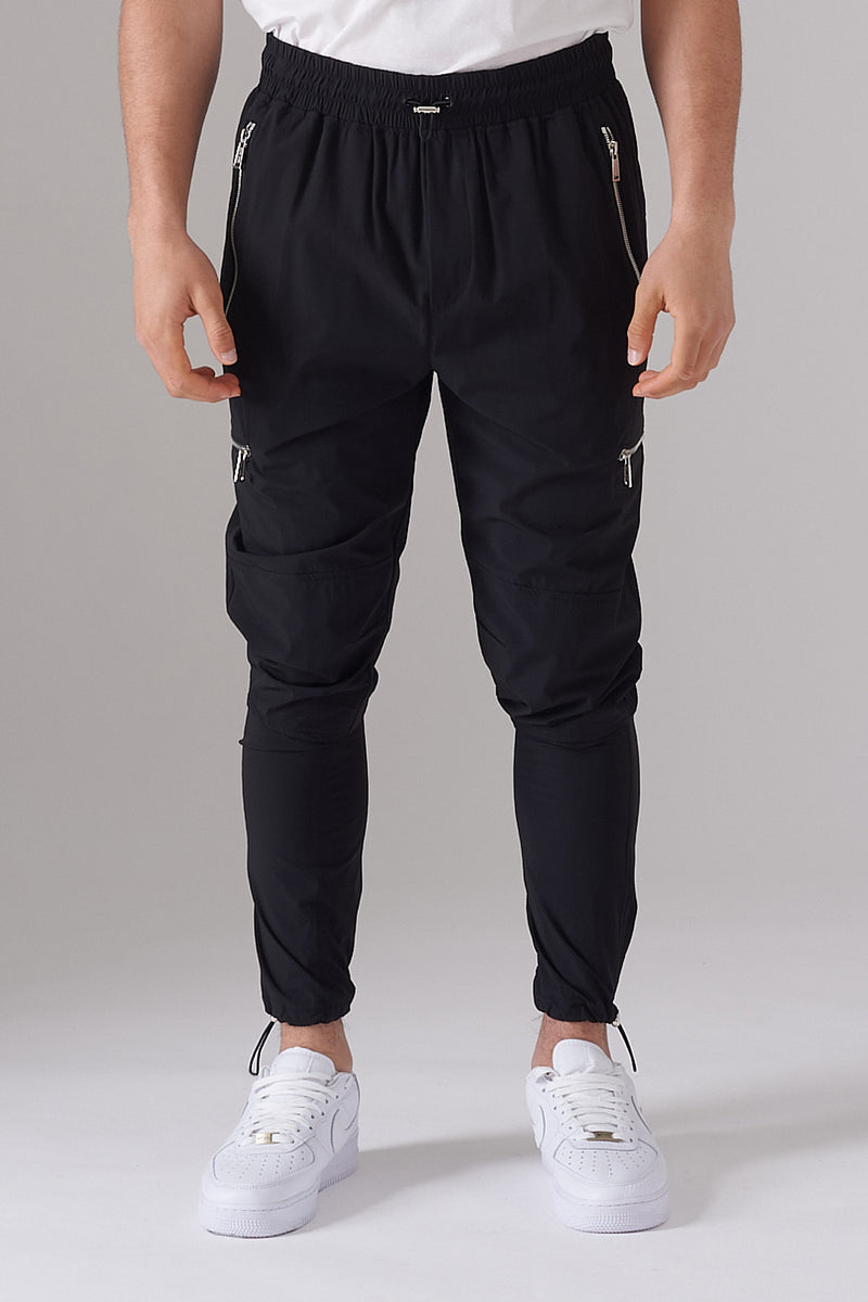 BLACK COMBAT PANTS