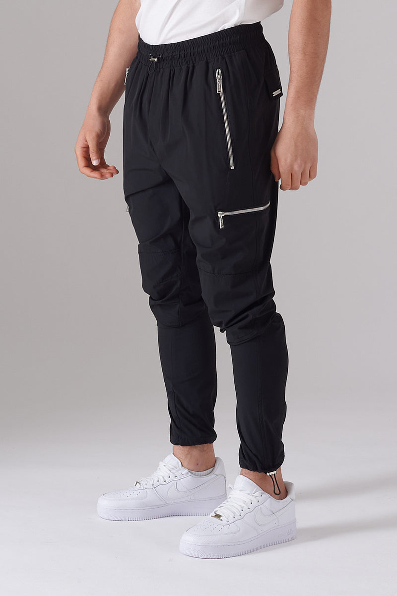 BLACK COMBAT PANTS