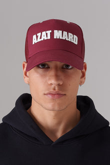 CASQUETTE IMPACT MESH BORDEAUX ET BLANC