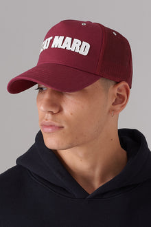 CASQUETTE IMPACT MESH BORDEAUX ET BLANC