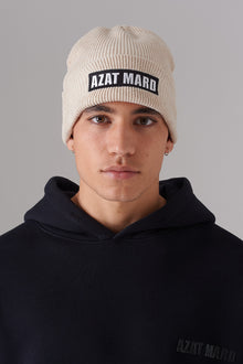 BEIGE AZAT MARD BEANIE