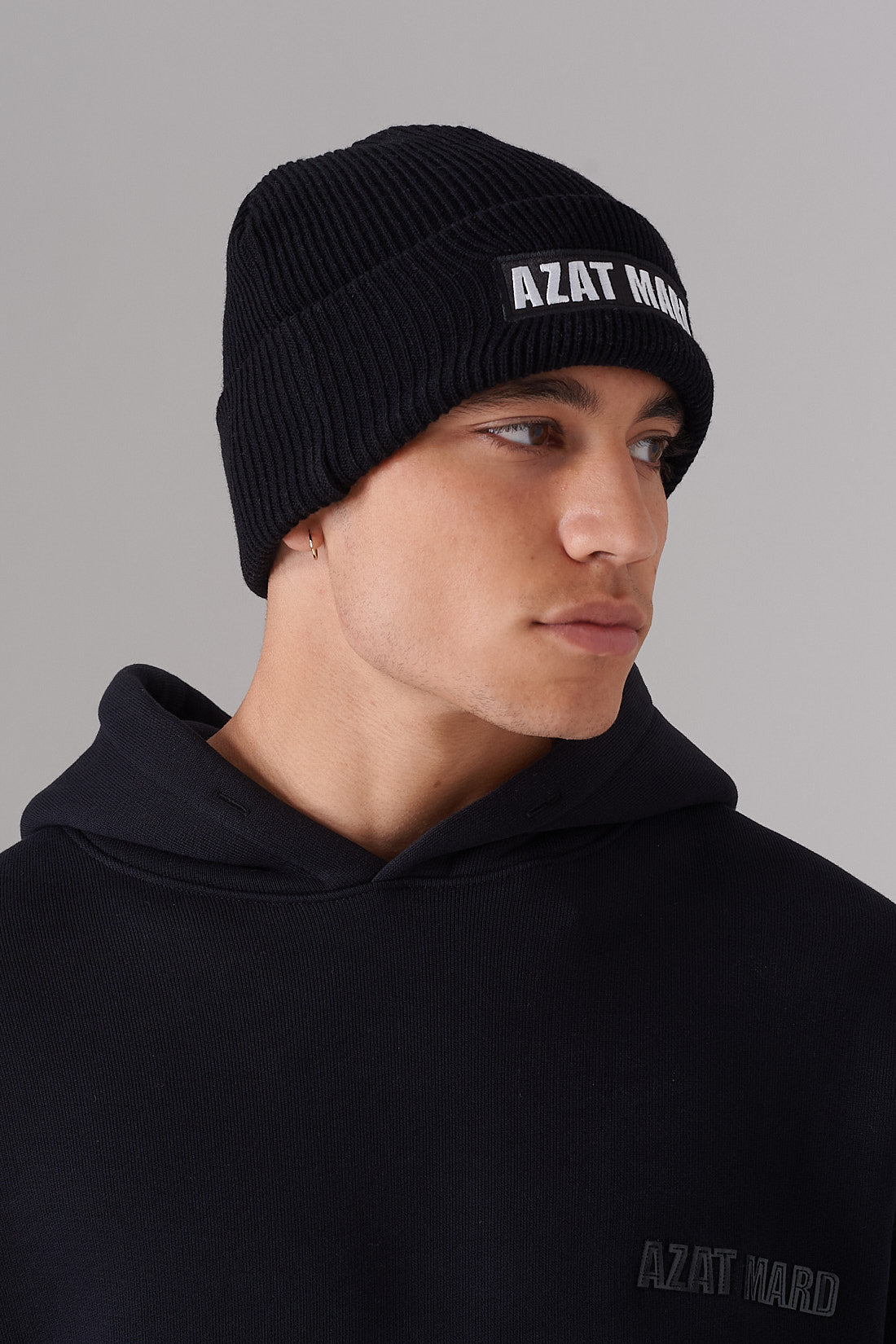 BLACK AZAT MARD BEANIE