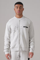 GREY PAINT ZIPPER