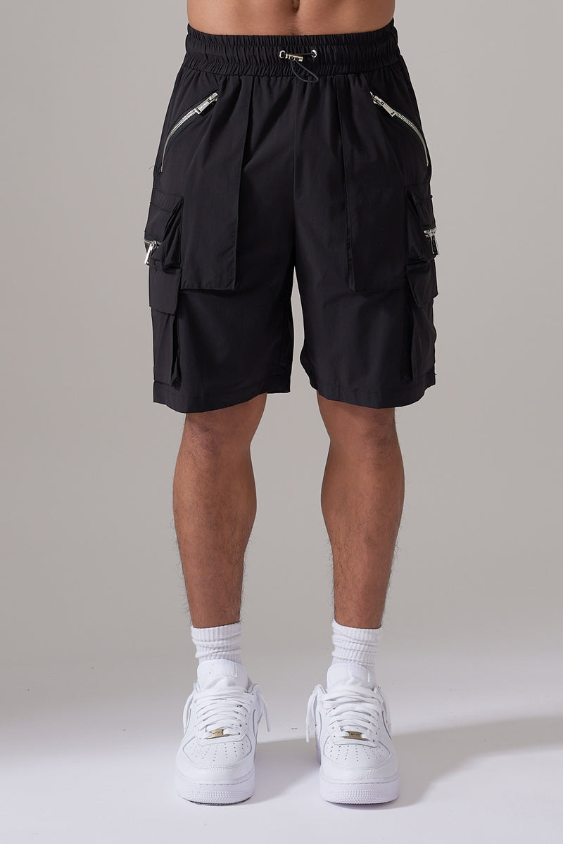 BLACK COMBAT SHORTS