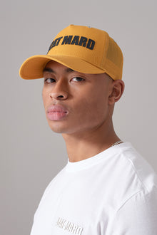 YELLOW/BLACK IMPACT MESH TRUCKER CAP