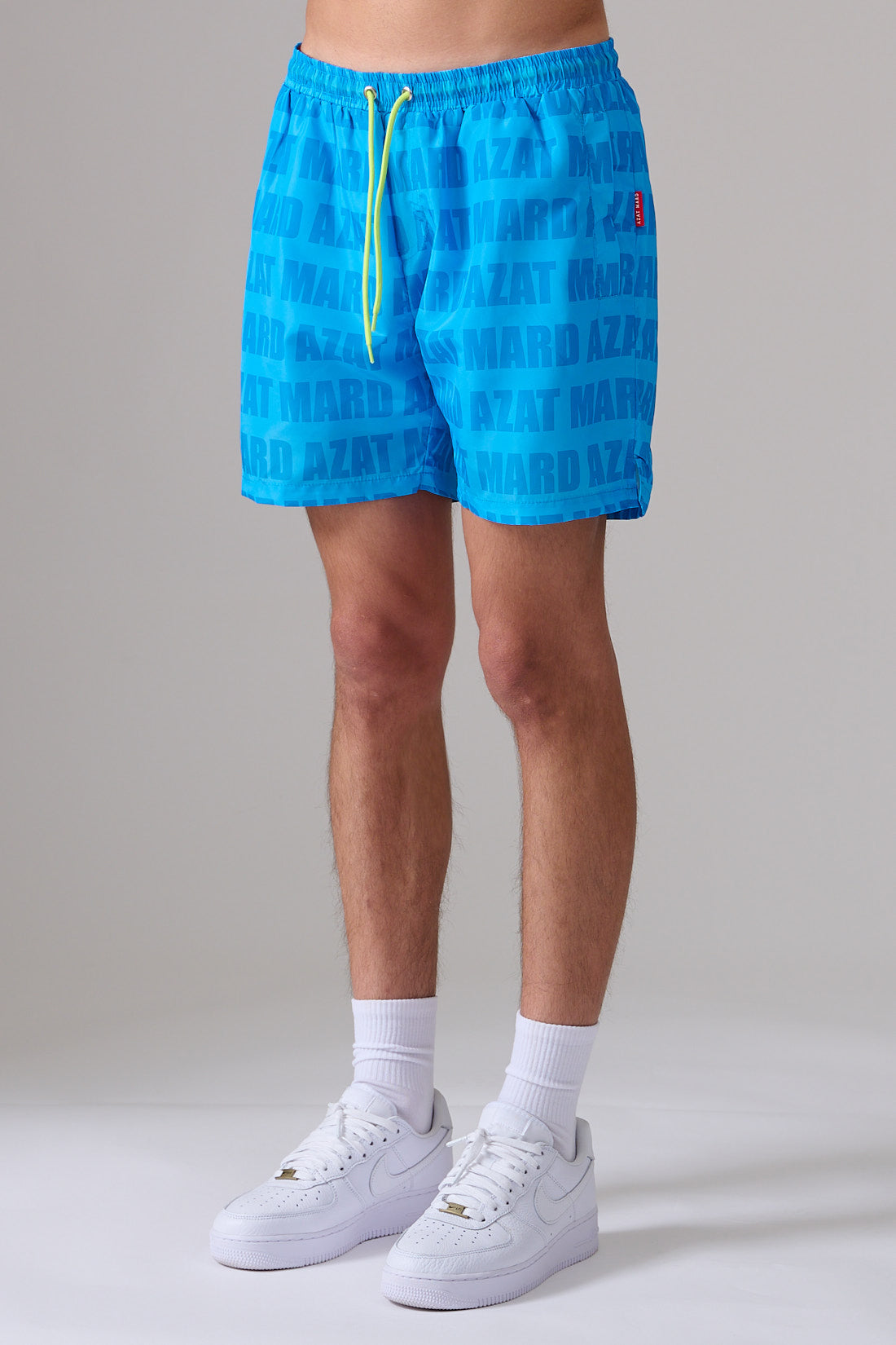 BLUE IMPACT LOGO SWIM SHORT
